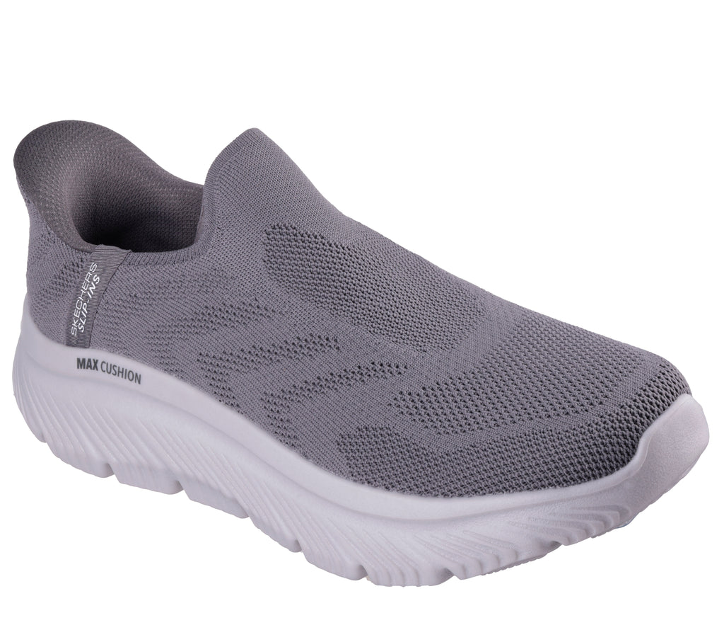 SKECHERS MENS GO WALK MAX CUSHIONING HYPER BURST - CHARCOAL