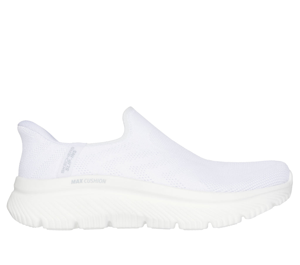 SKECHERS MENS GO WALK MAX CUSHIONING HYPER BURST - WHITE