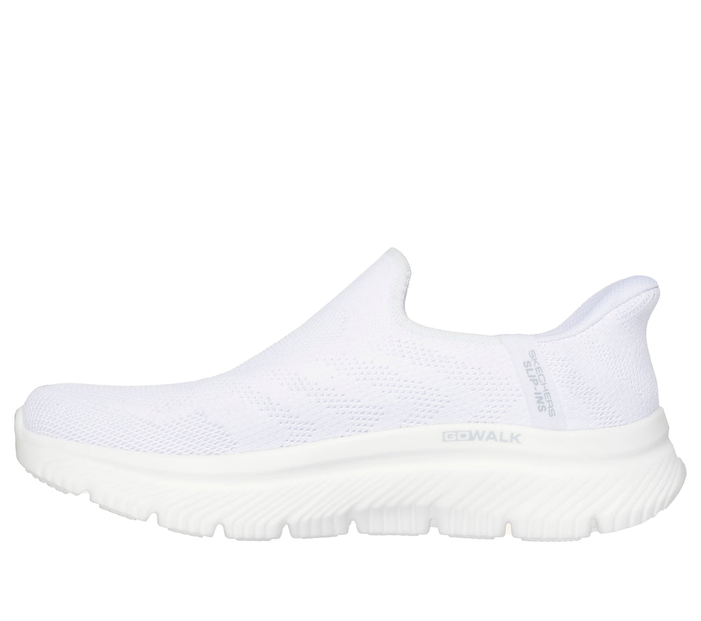 SKECHERS MENS GO WALK MAX CUSHIONING HYPER BURST - WHITE