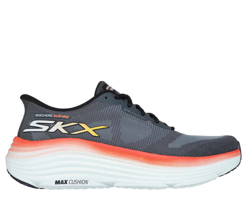 SKECHERS MENS MAX CUSHIONING ENDEAVOUR - CHARCOAL MULTI
