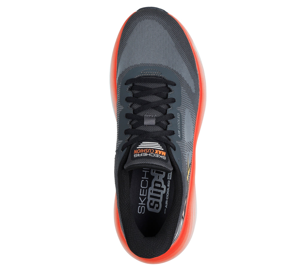 SKECHERS MENS MAX CUSHIONING ENDEAVOUR - CHARCOAL MULTI