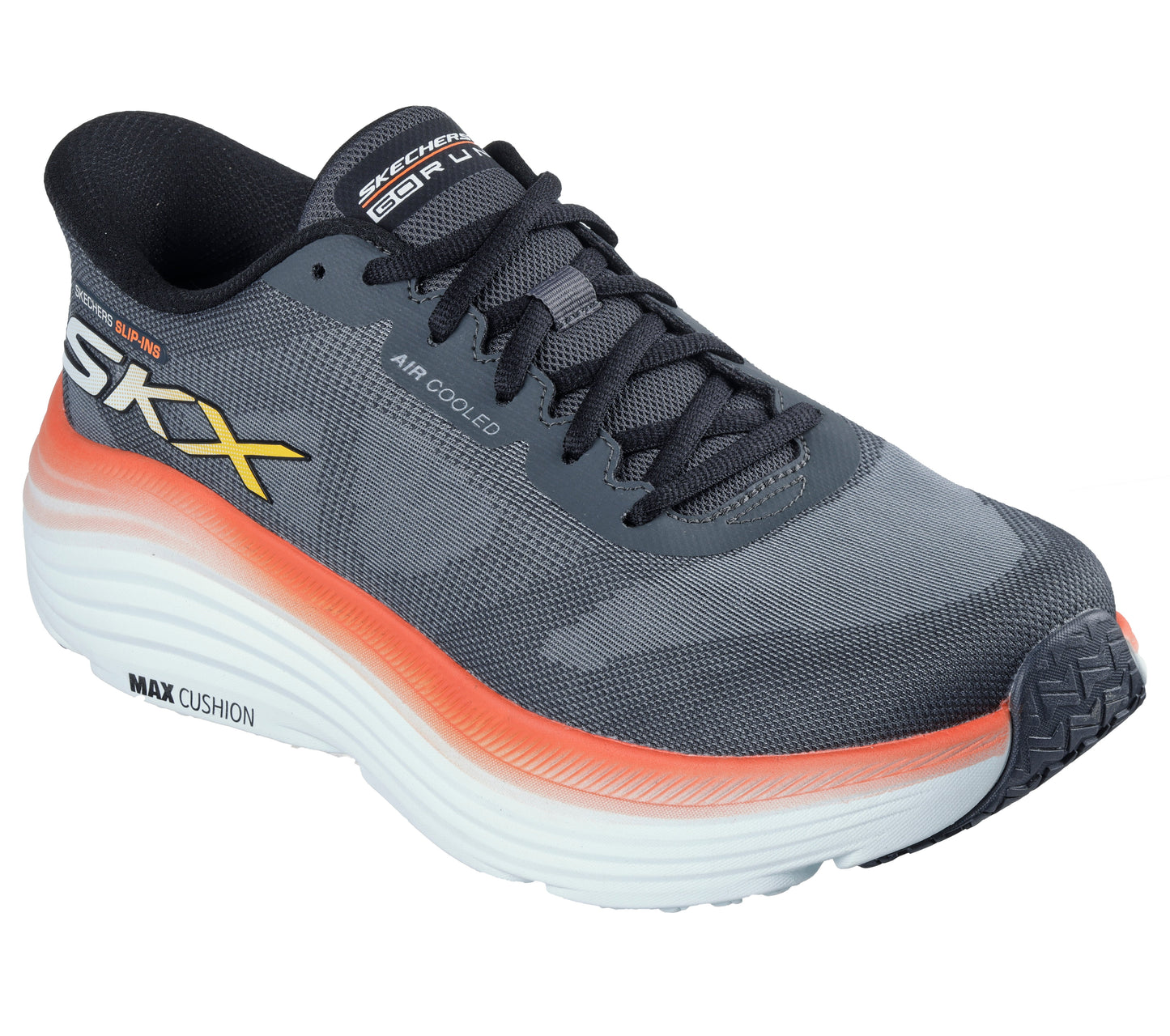 SKECHERS MENS MAX CUSHIONING ENDEAVOUR - CHARCOAL MULTI