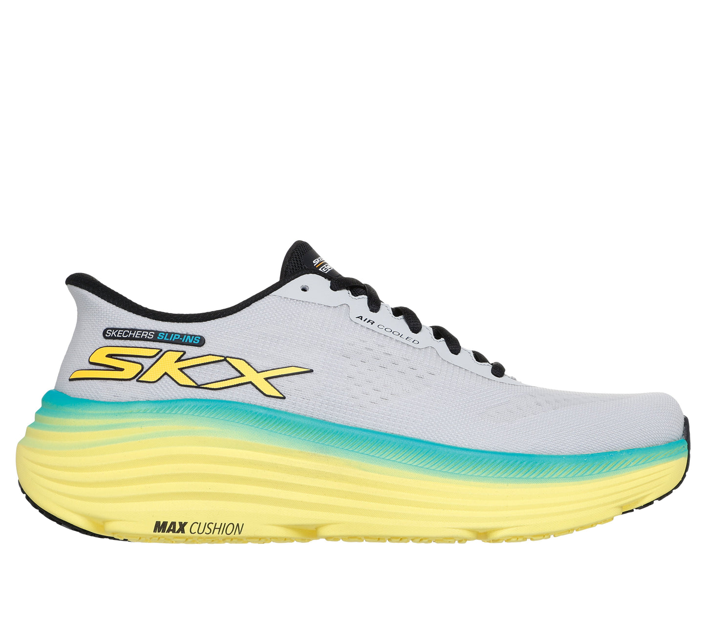 SKECHERS MENS MAX CUSHIONING ENDEAVOUR - WHITE MULTI
