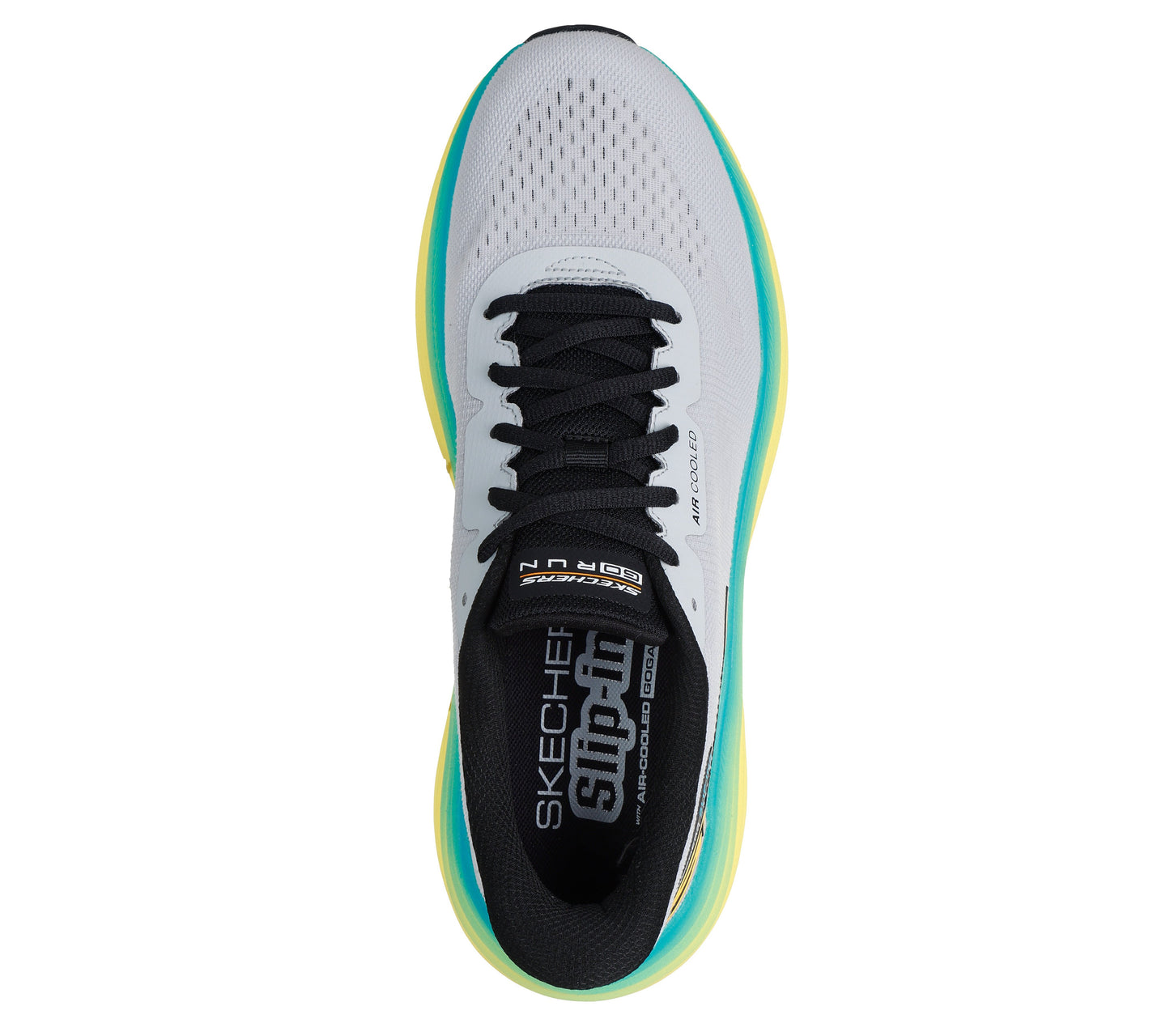 SKECHERS MENS MAX CUSHIONING ENDEAVOUR - WHITE MULTI