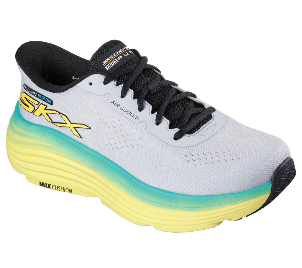 SKECHERS MENS MAX CUSHIONING ENDEAVOUR - WHITE MULTI