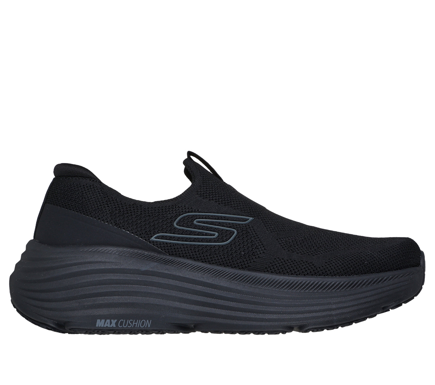 SKECHERS MENS MAX CUSHIONING ENDEAVOUR - BLACK