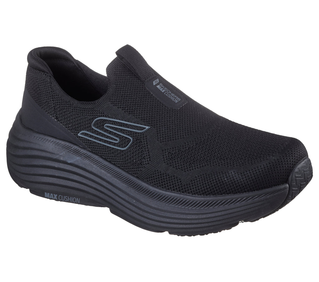 SKECHERS MENS MAX CUSHIONING ENDEAVOUR - BLACK