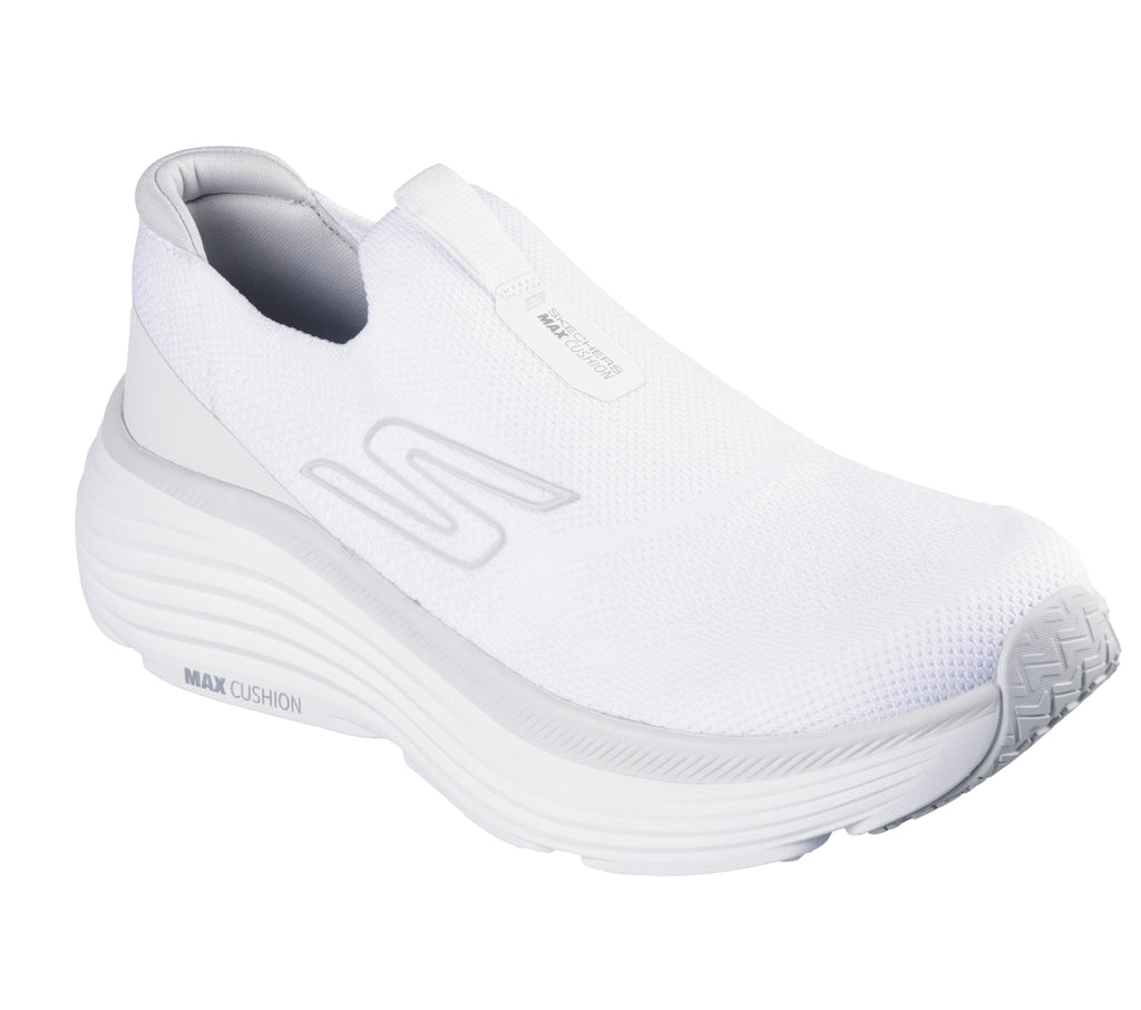 SKECHERS MENS MAX CUSHIONING ENDEAVOUR - WHITE