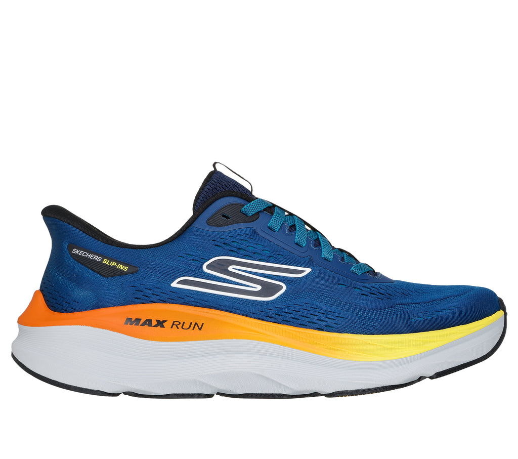 SKECHERS MENS MAX RUN PERFORMANCE - NAVY MINT 