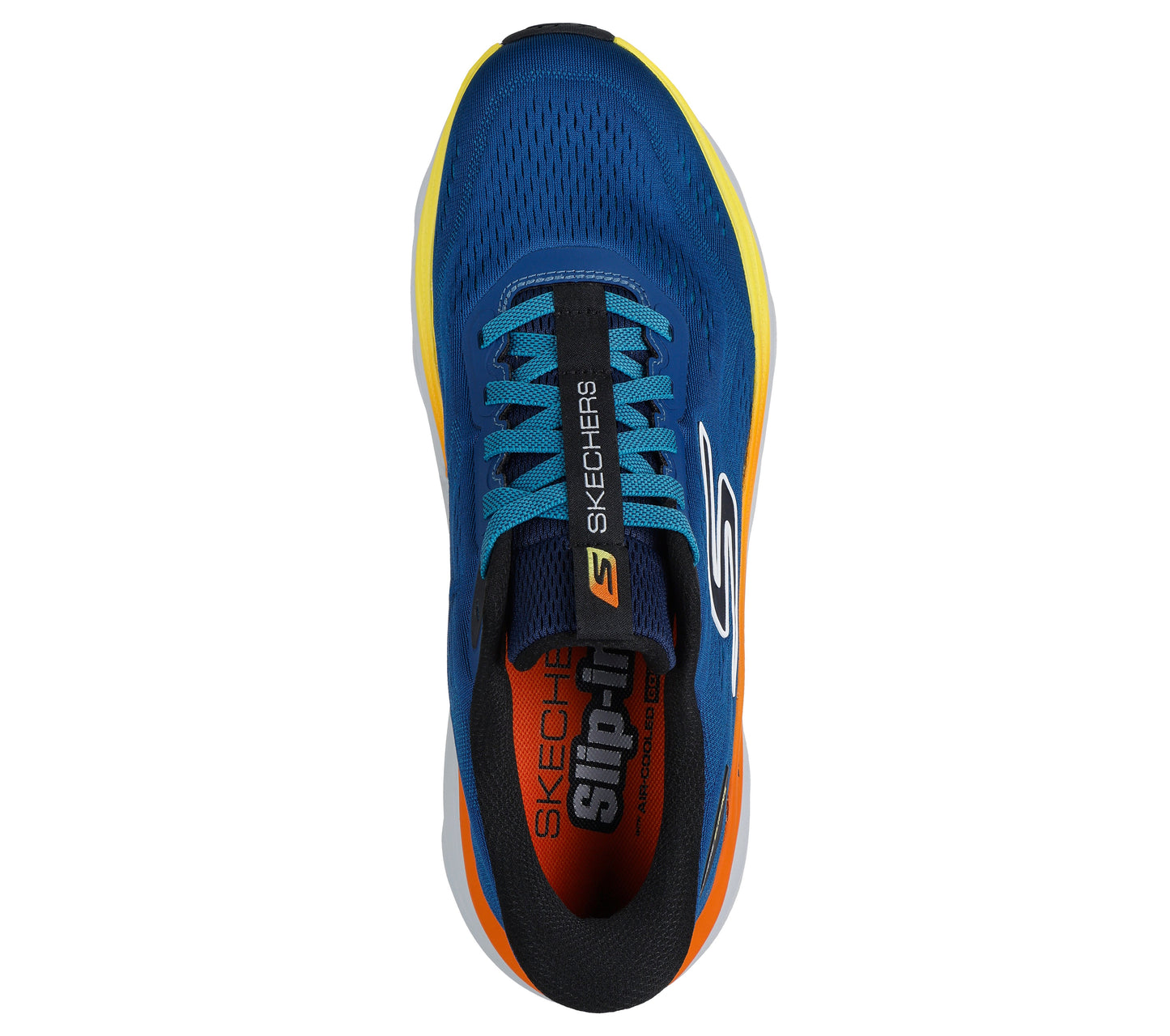 SKECHERS MENS MAX RUN PERFORMANCE - NAVY MINT 