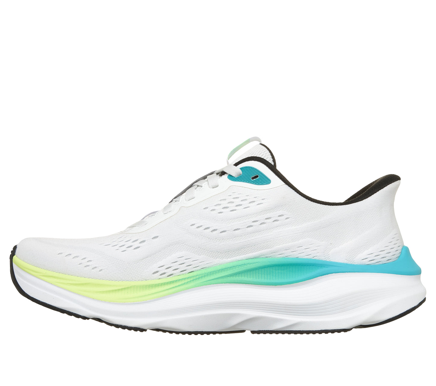 SKECHERS MENS MAX RUN PERFORMANCE - WHITE MULTI