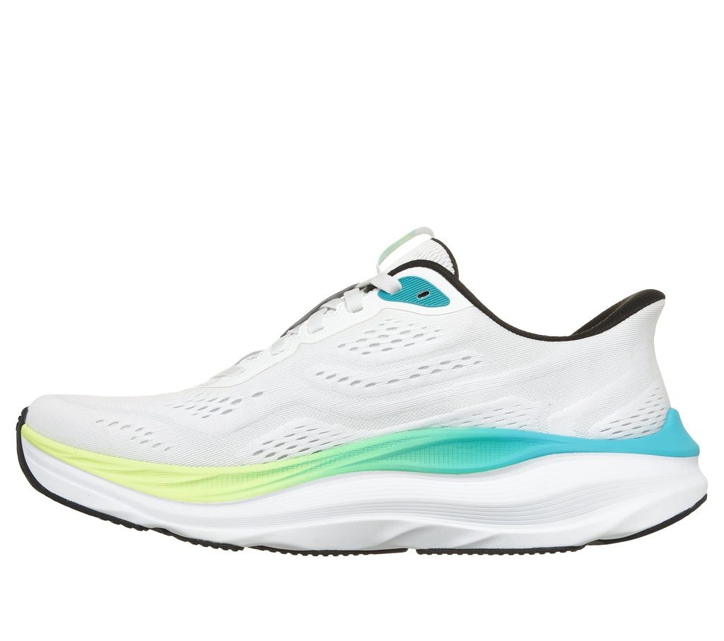SKECHERS MENS MAX RUN PERFORMANCE - WHITE MULTI