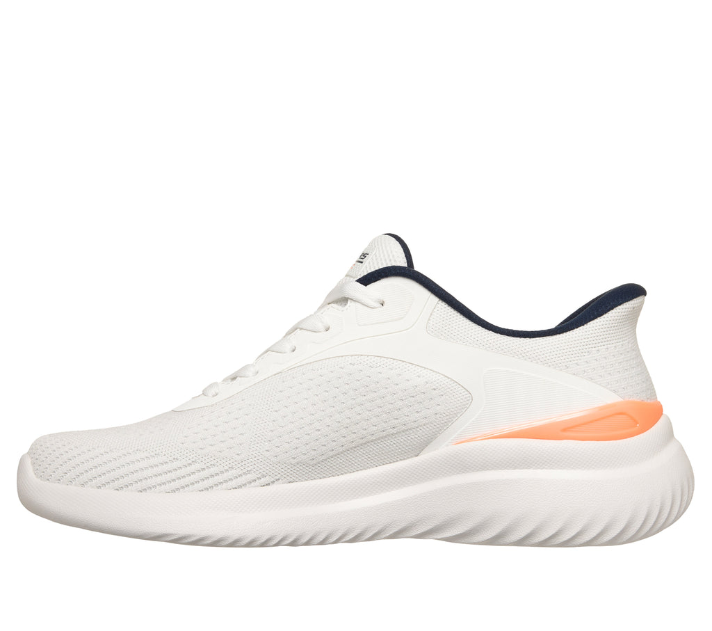 SKECHERS MEN'S BOUNDER 2.0 - WHITE ORANGE