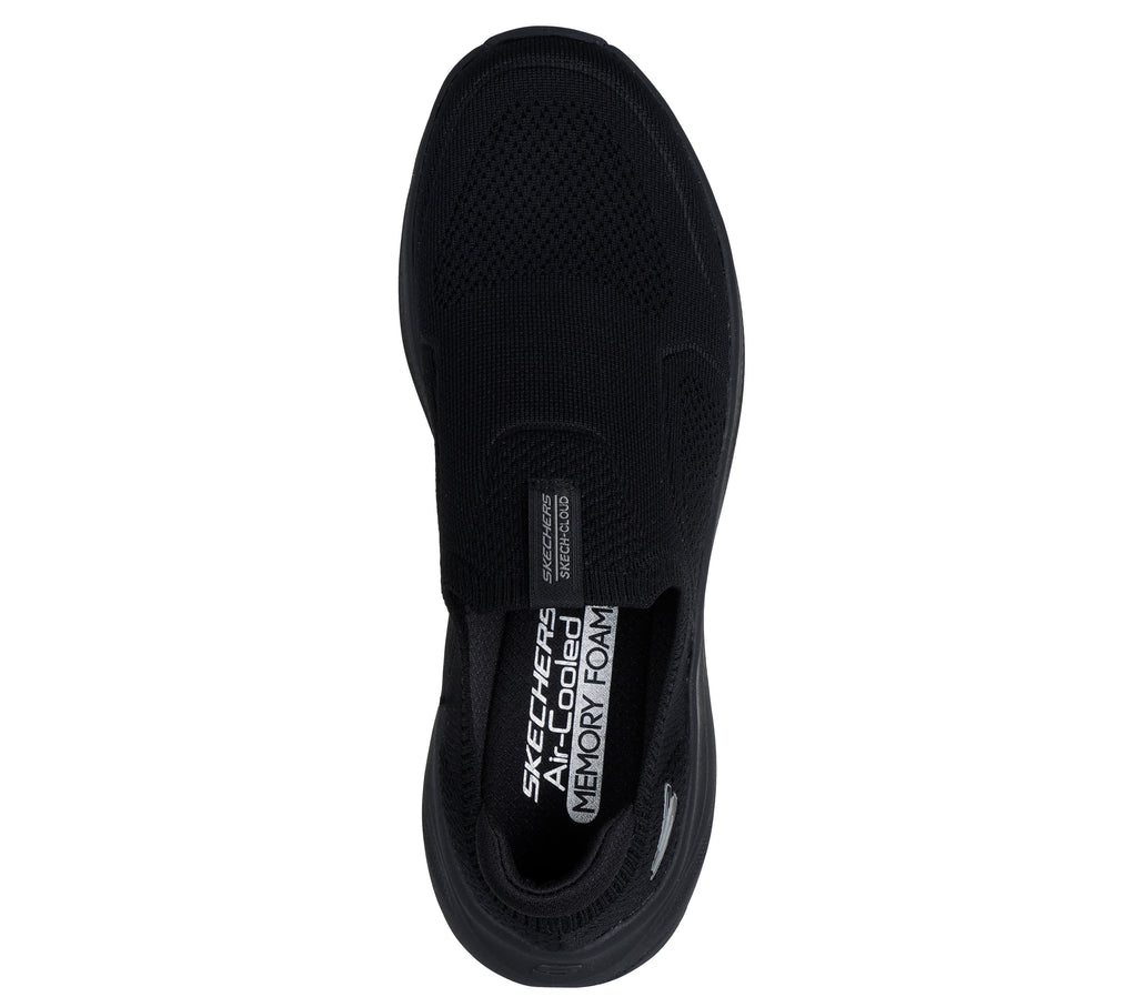SKECHERS MENS SKECH CLOUD  - BLACK BLACK