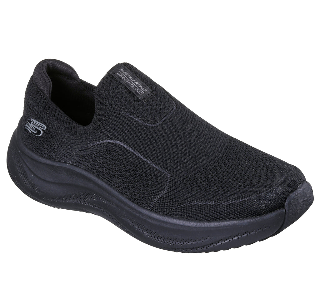 SKECHERS MENS SKECH CLOUD  - BLACK BLACK