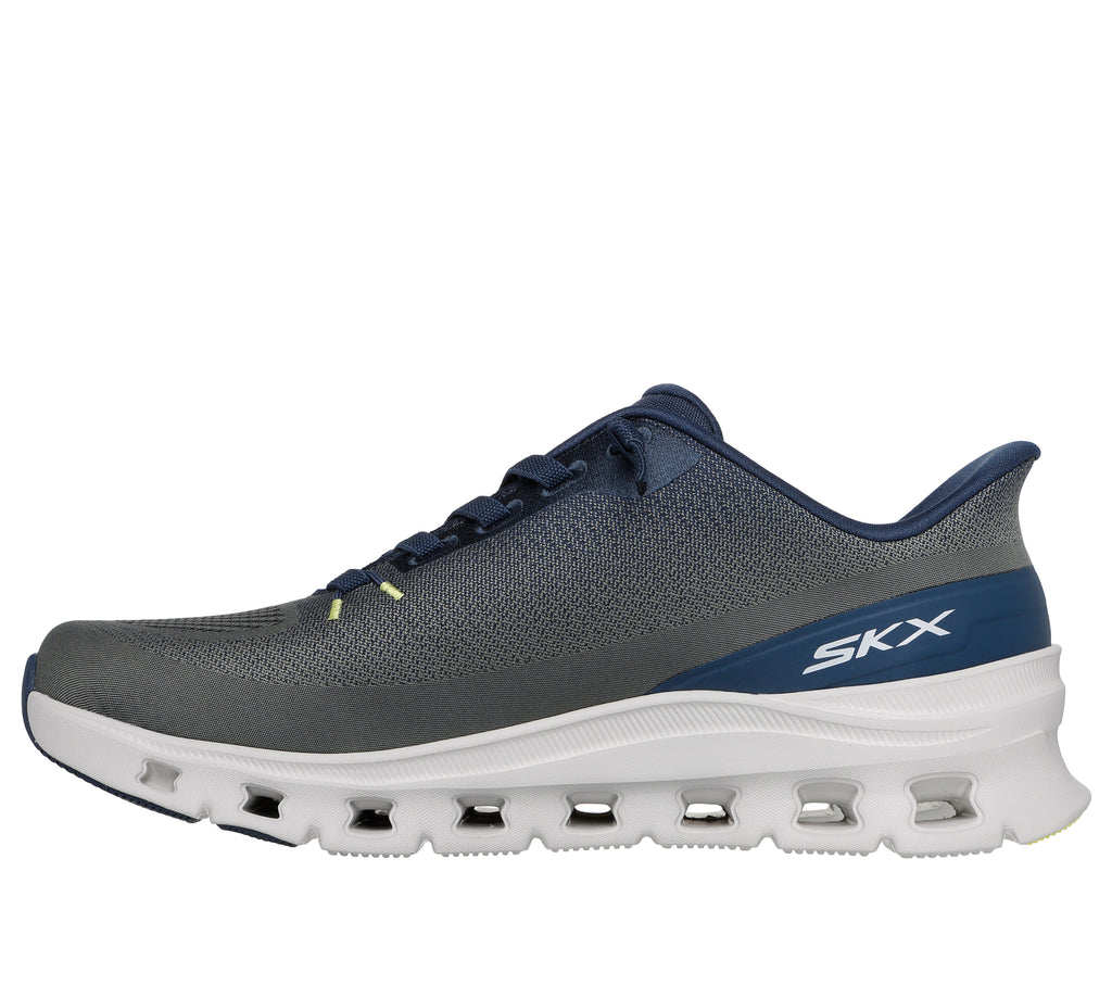 SKECHERS MEN'S HANDS FREE SLIP-INS: ARCH FIT GLIDE-STEP PRO - OLIVE/MINT