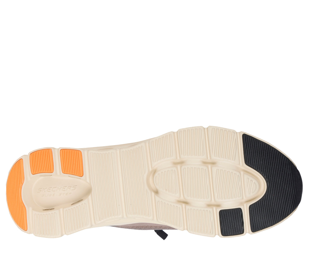 SKECHERS MENS ARCH FIT GLIDE-STEP PRO - TAUPE BLACK