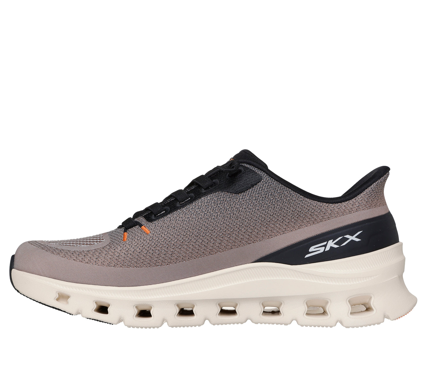 SKECHERS MENS ARCH FIT GLIDE-STEP PRO - TAUPE BLACK