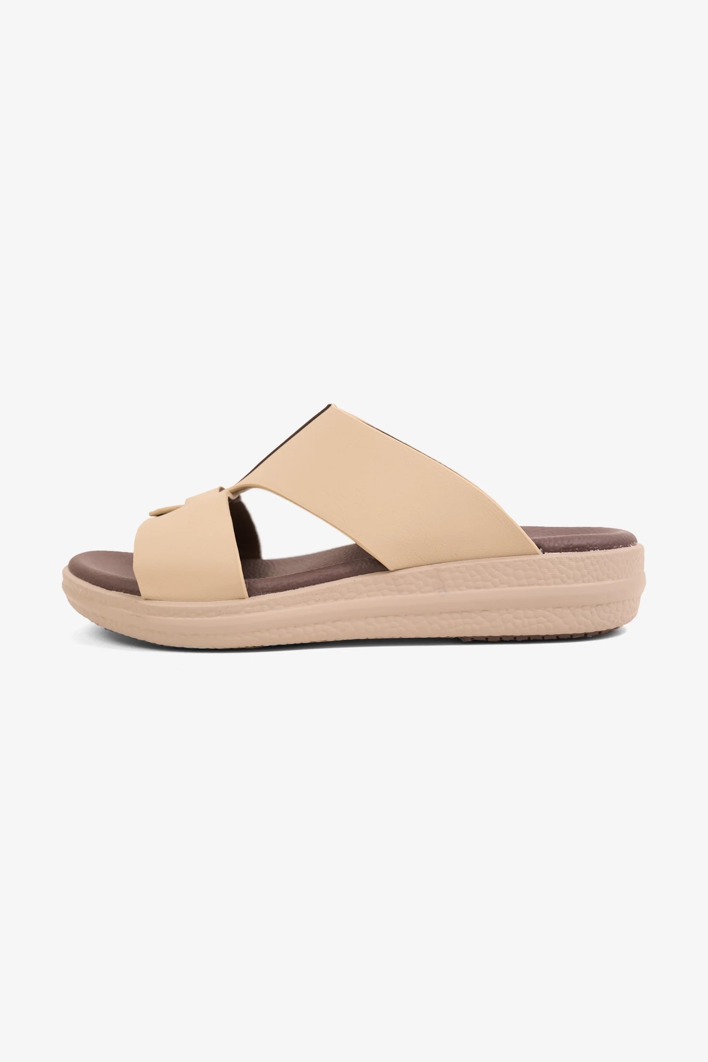 Comfort Plus Men's Glide Luxe Arabic Sandals Beige MSDGBCPRS103