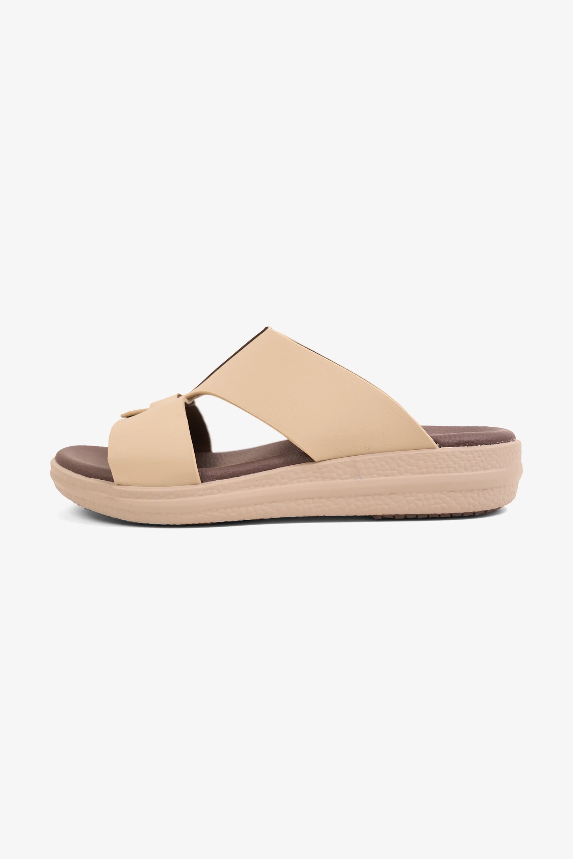 Comfort Plus Men's Glide Luxe Arabic Sandals Beige MSDGBCPRS103