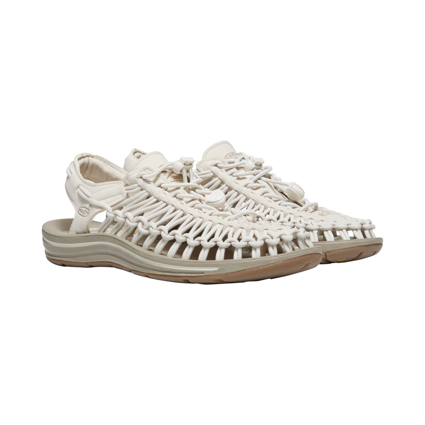 WOMEN UNEEK FLAT SANDALS WHITE CAP/CORNSTALK