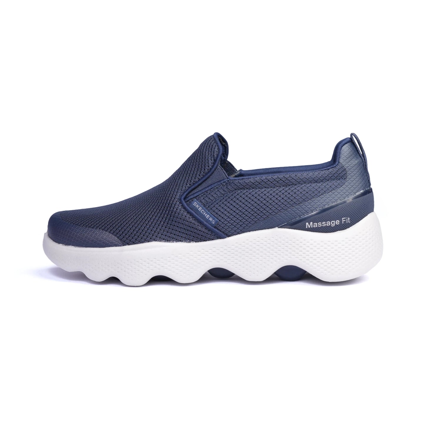 Skechers Go Walk Massage Fit Men Shoes Navy