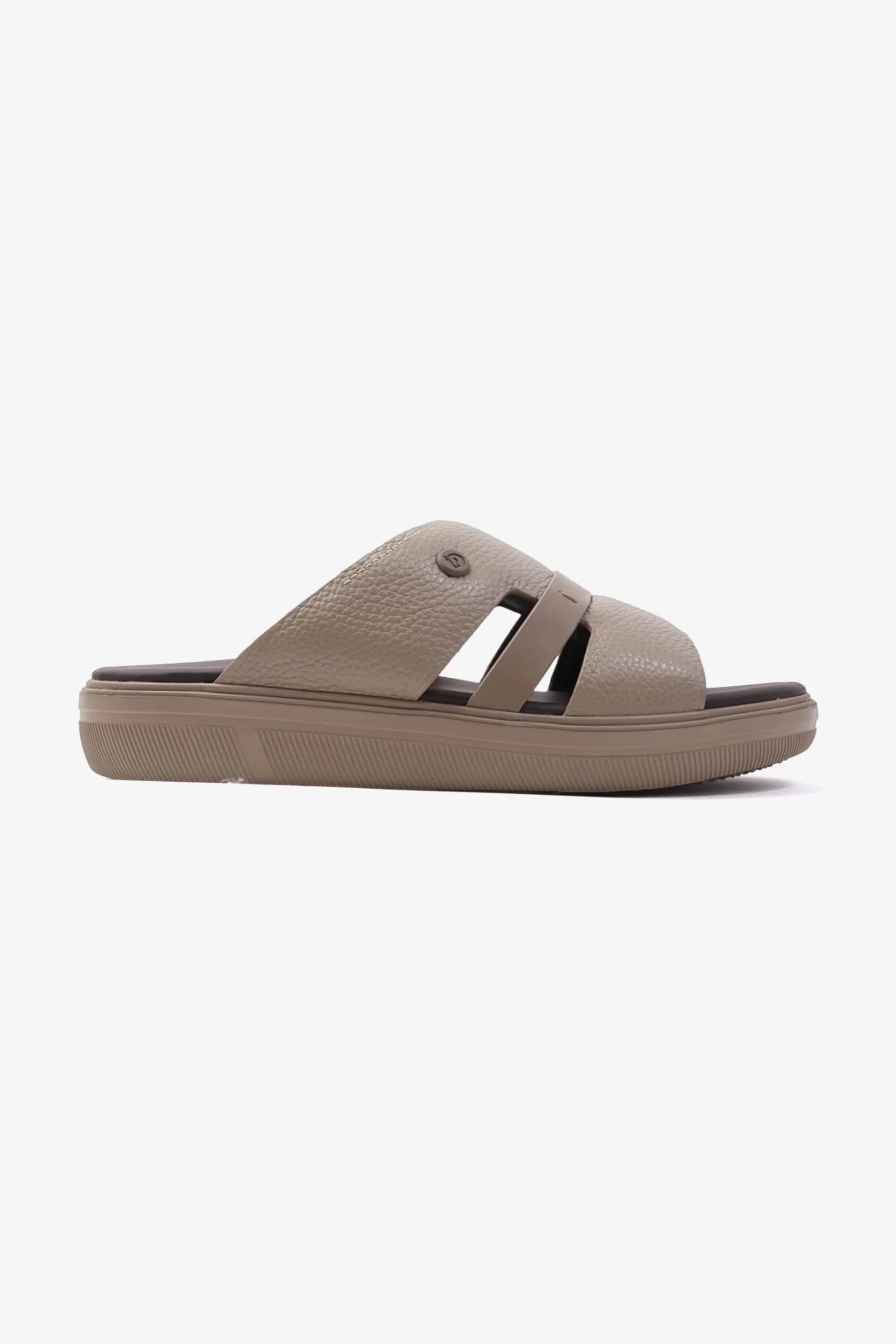 Cavalier Uomo Men's Arabic Genuine Leather Sandals Beige MSDCVJS504