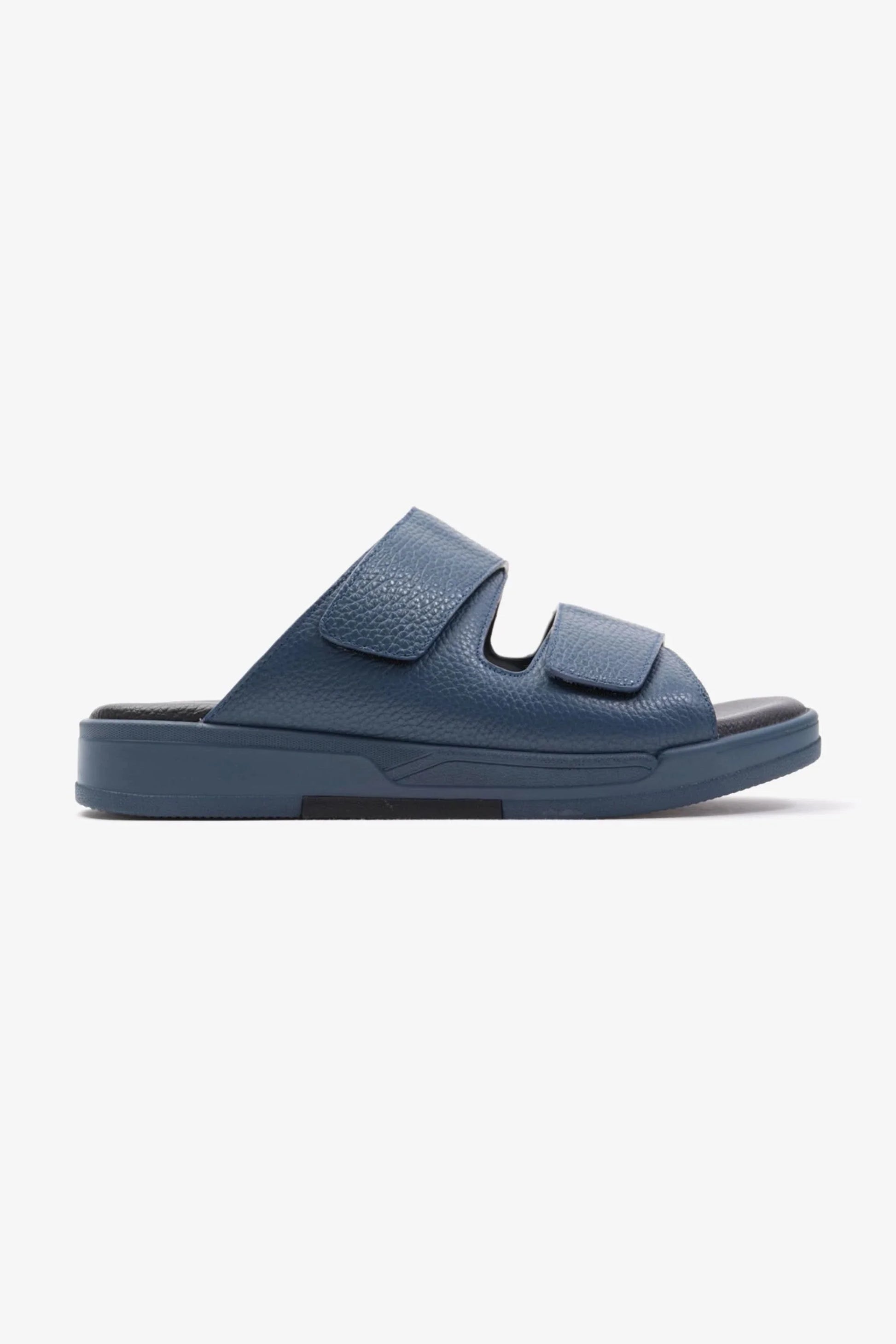 Cavalier Uomo Men's Leather Arabic Sandals Navy MSDCVHAR315