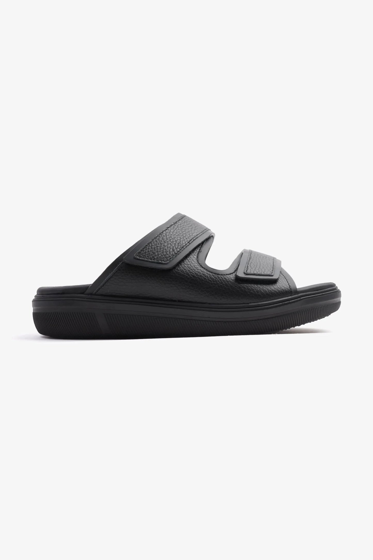Cavalier Uomo Men's Designer Strap Arabic Sandals Black MSDCVJS506
