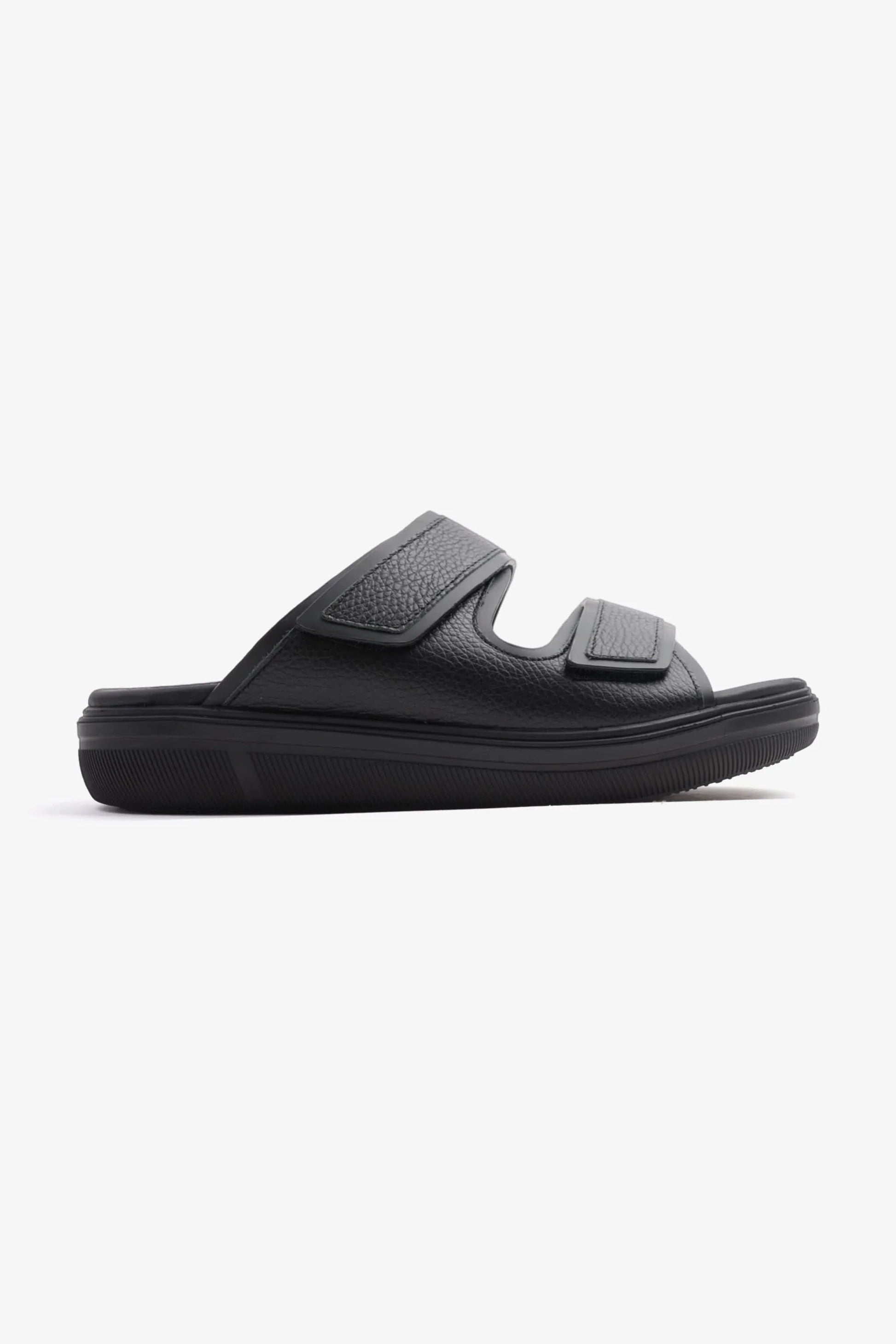 Cavalier Uomo Men's Designer Strap Arabic Sandals Black MSDCVJS506