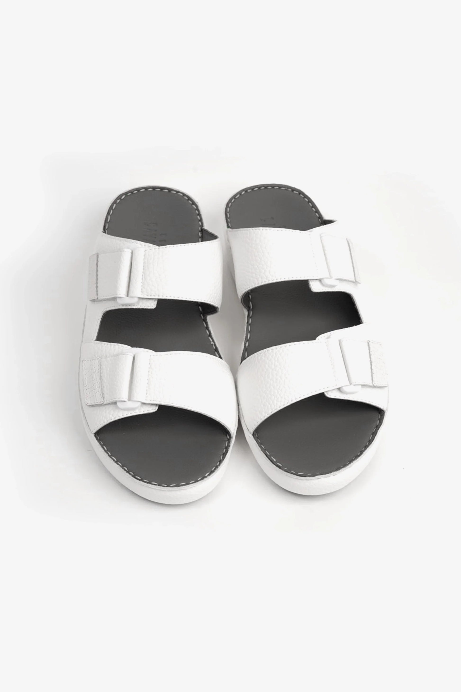 Cavalier Uomo Men's Arabic Sandals White MSDCV1107