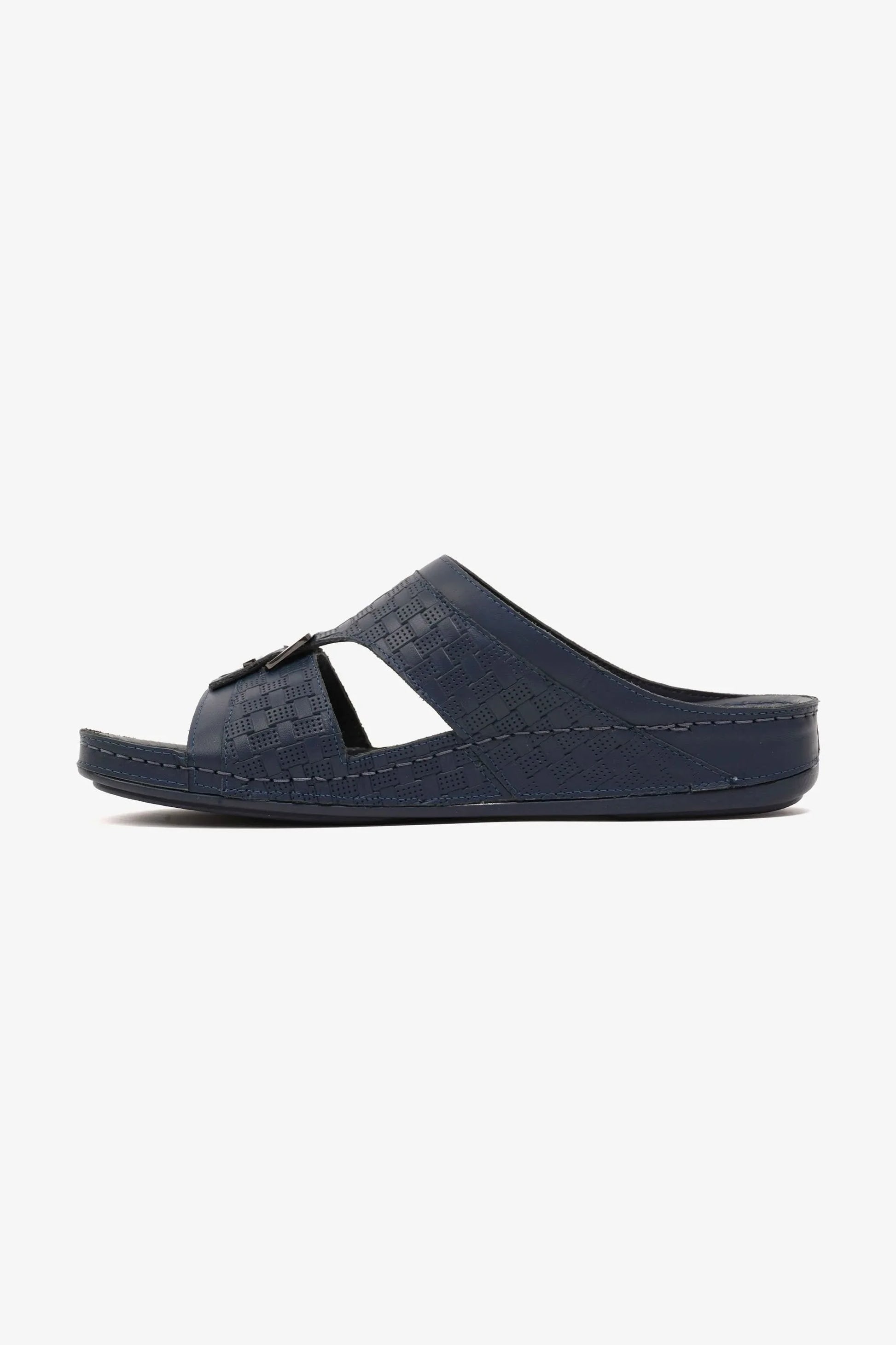 Comfort Plus Men's Ultra Comfort Buckle-Strap Sandals Navy - Seventy7