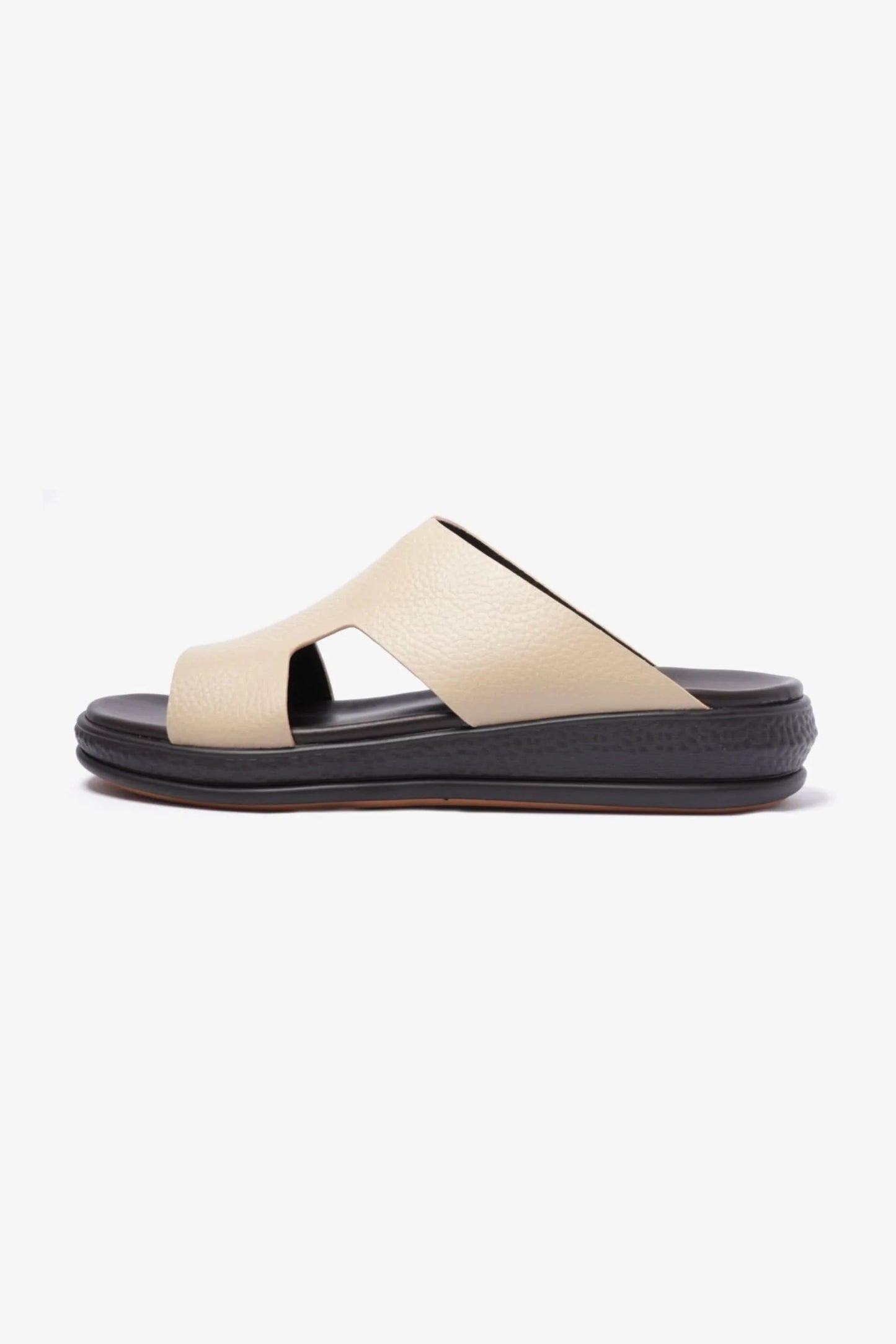 Comfort Plus Men's Classic Leather Sandals Mandorla D105