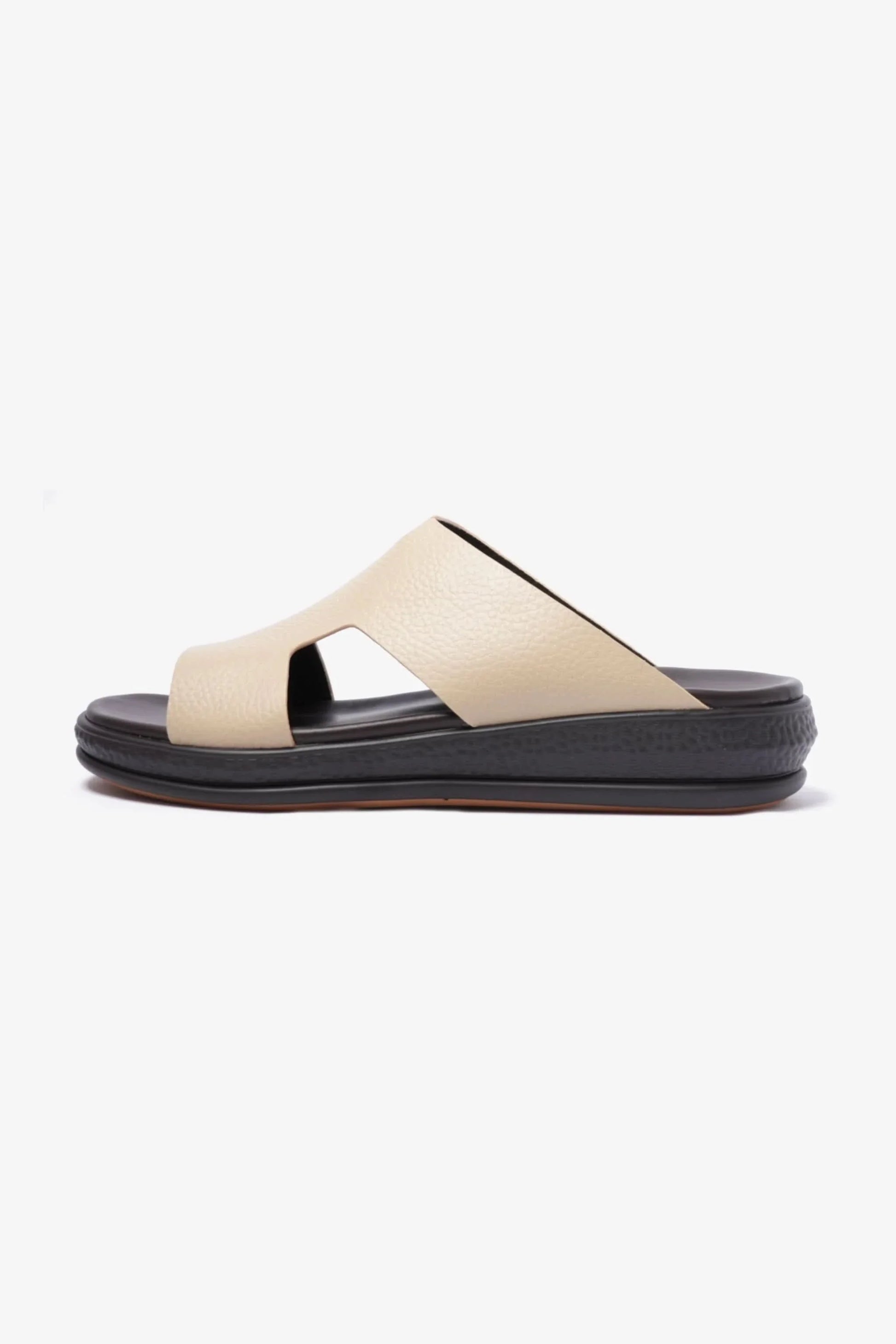 Comfort Plus Men's Classic Leather Sandals Mandorla D105