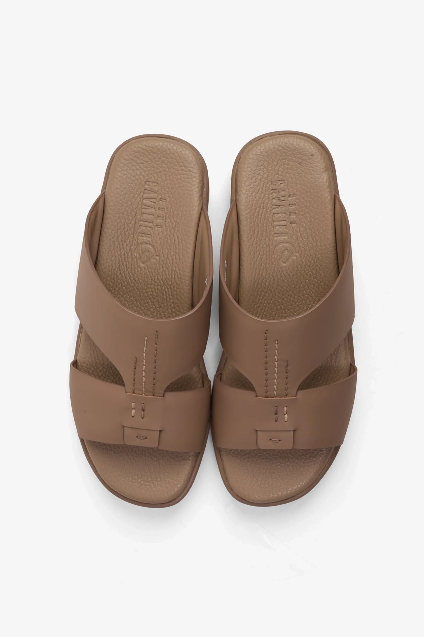 Cavalier Uomo Men's Leather Sandals Earth MSDCVHAR331