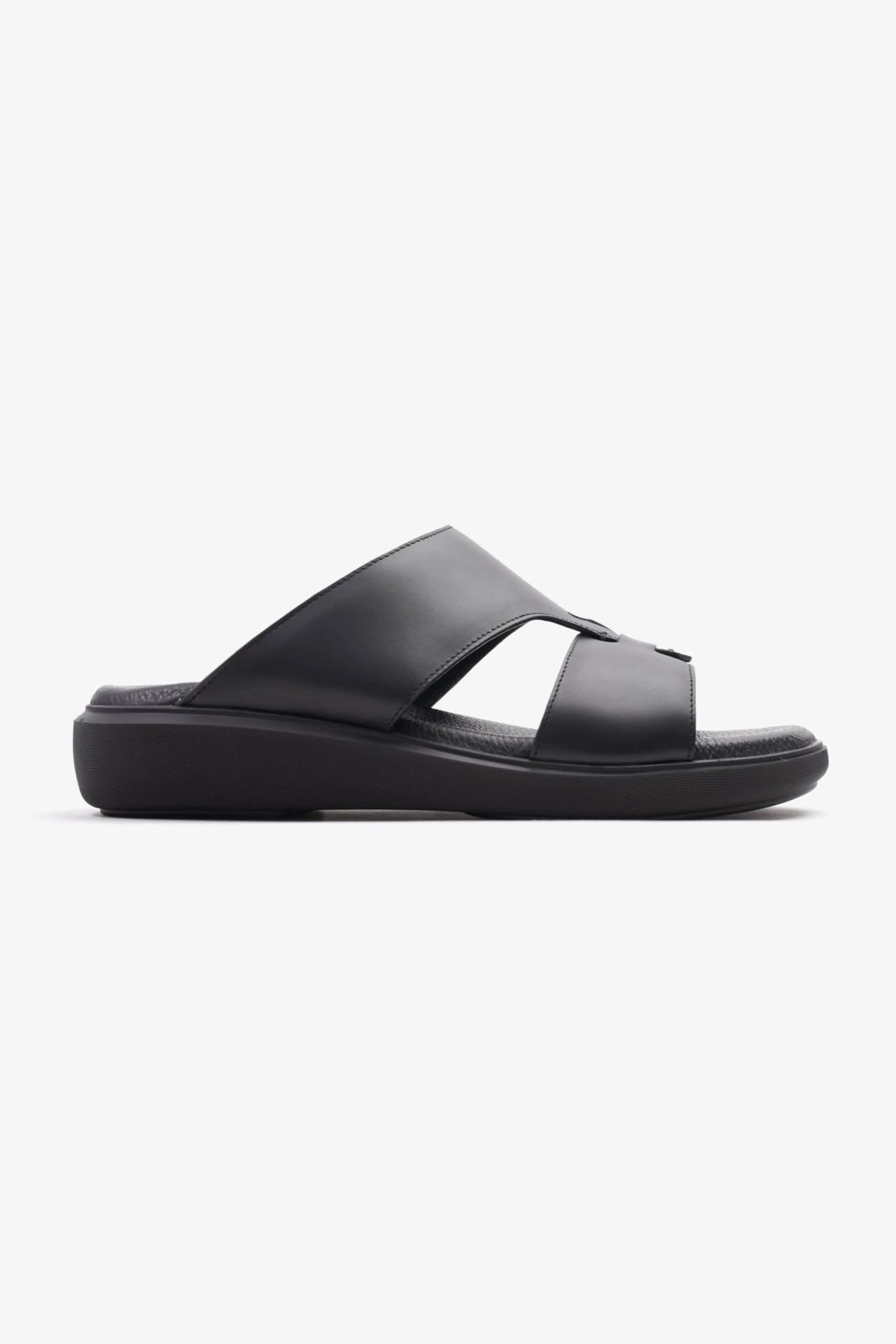 Cavalier Uomo Men's Comfortable Slip-On Sandals Black MSDCVALP116