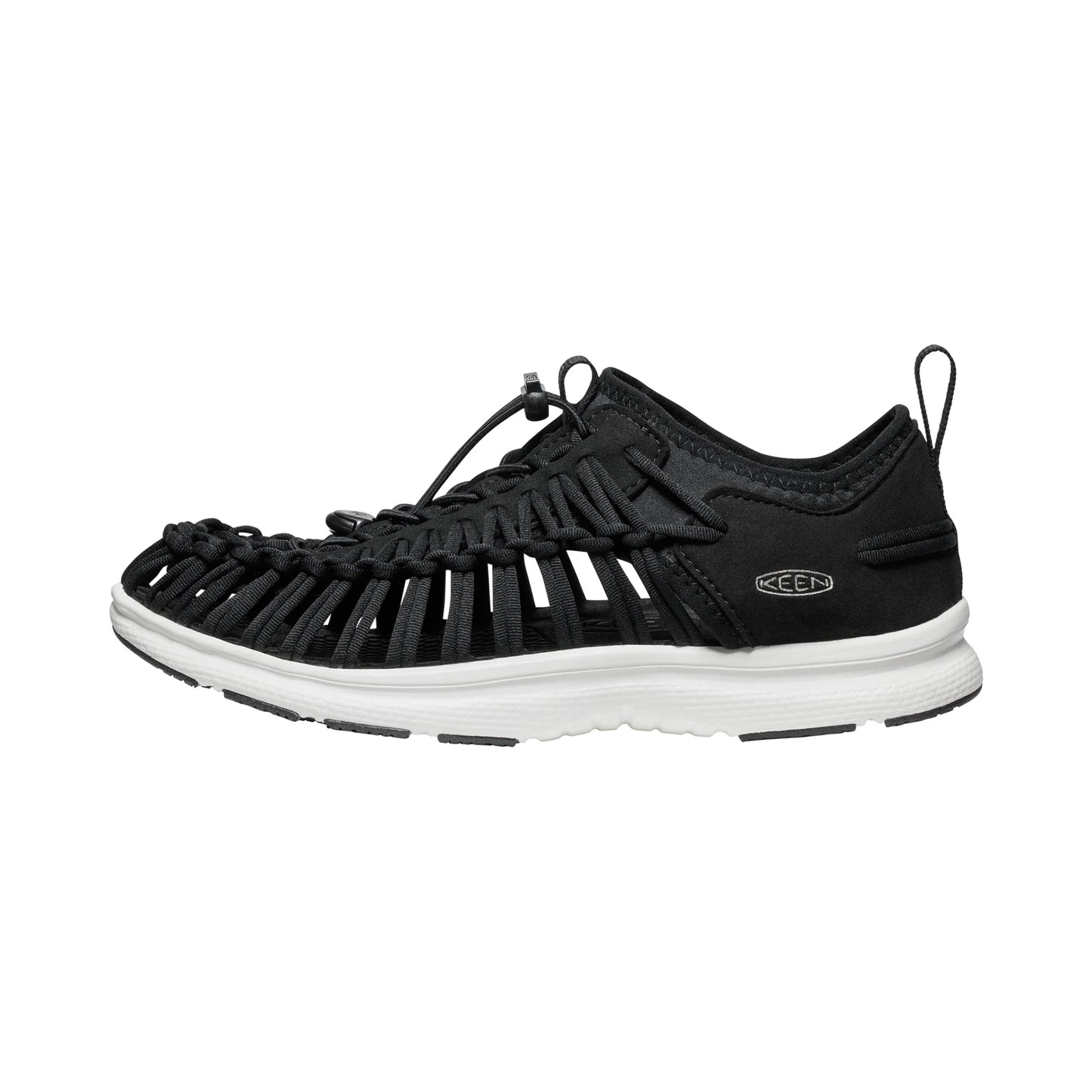 MENS UNEEK O3 FLAT SANDALS BLACK /STAR WHITE