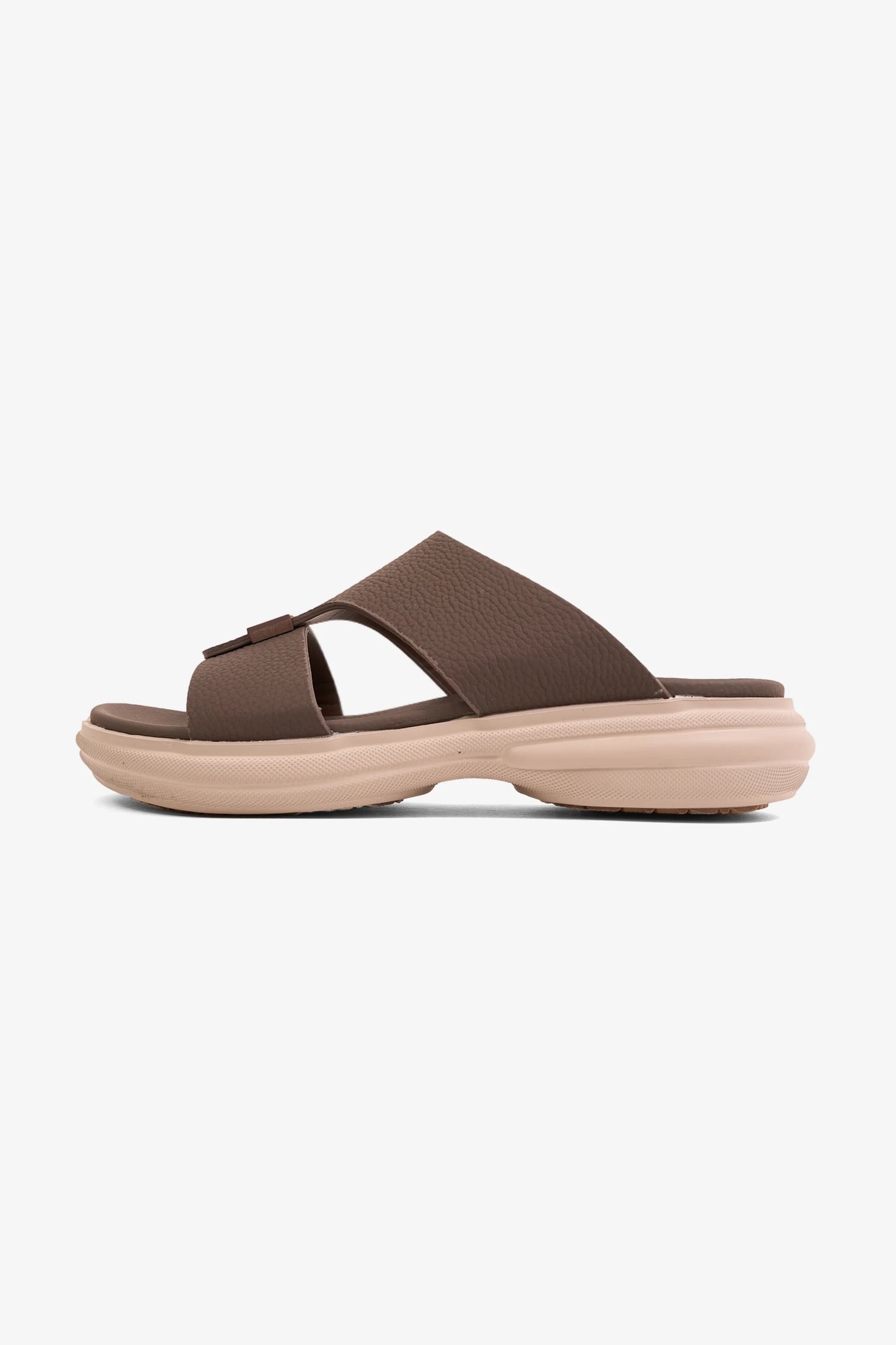 Comfort Plus Men's Signature Step Arabic Sandals Coffee MSDGBCPDN106