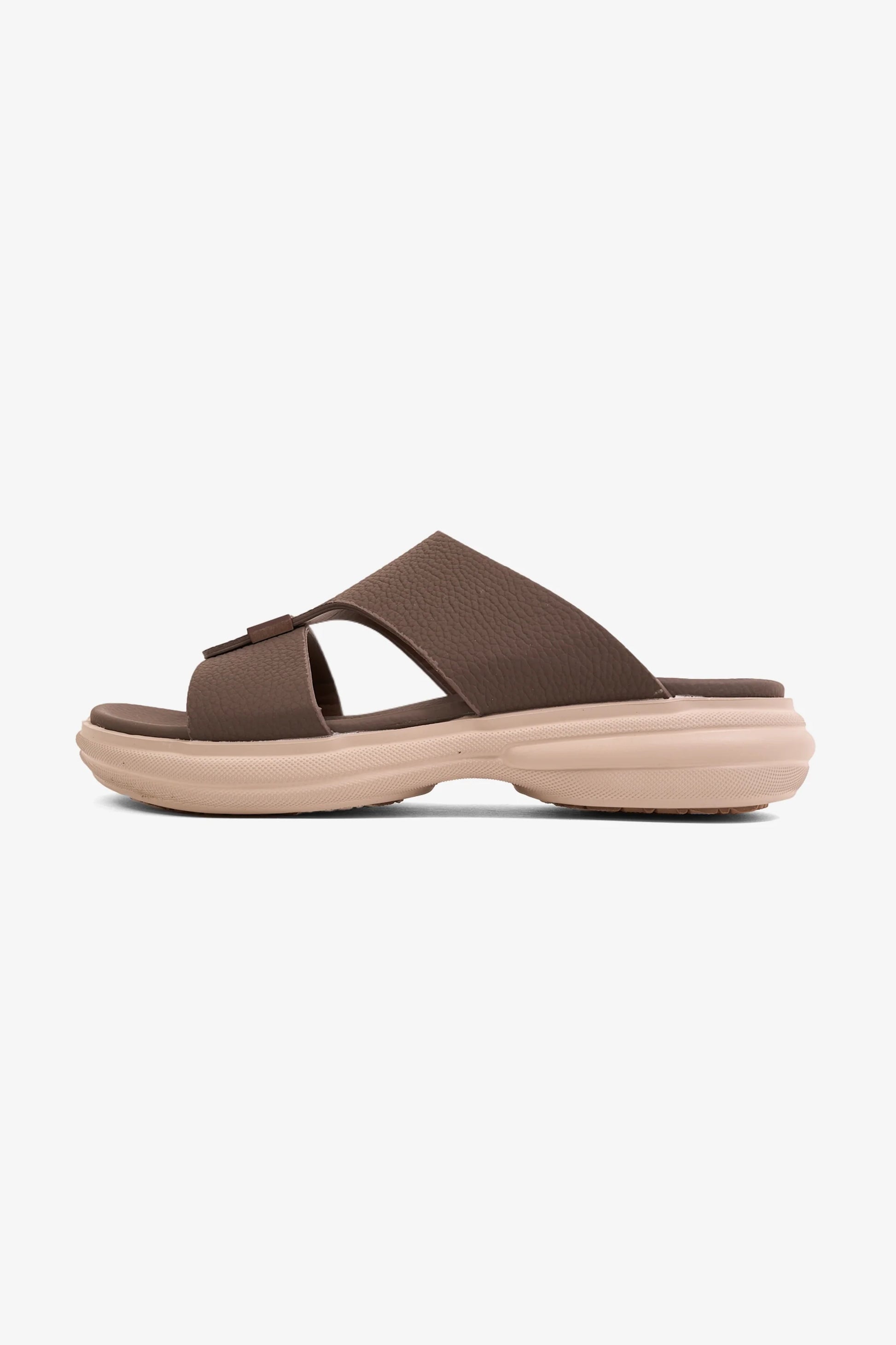 Comfort Plus Men's Signature Step Arabic Sandals Coffee MSDGBCPDN106