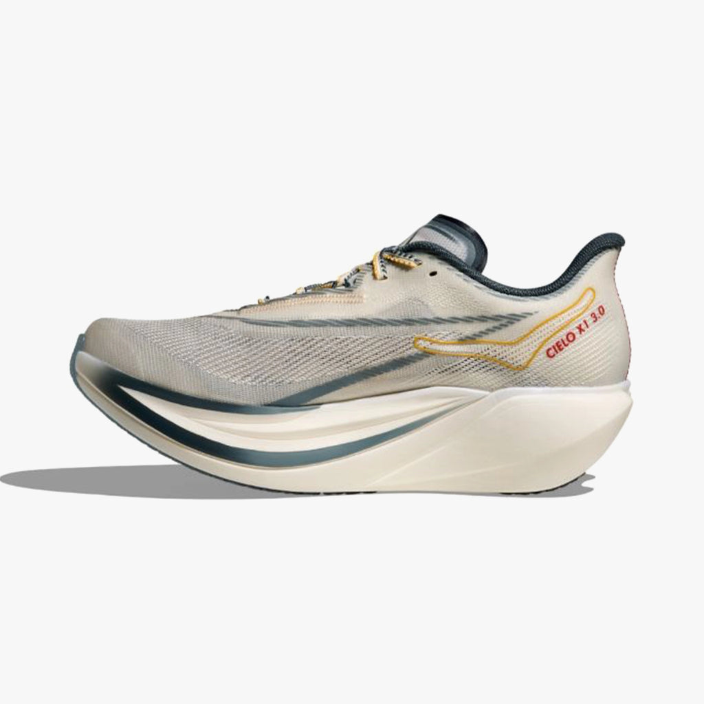 HOKA CIELO X1 3.0 UNISEX SHOESALABASTER / YELLOW GOLD