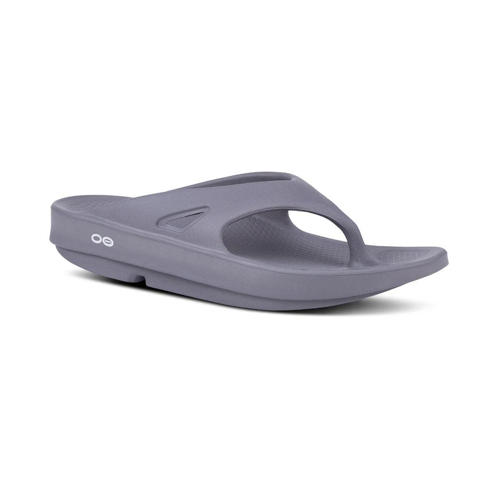 OOFOS WOMEN'S OORIGINAL THONG SPORTS SANDAL - SLATE