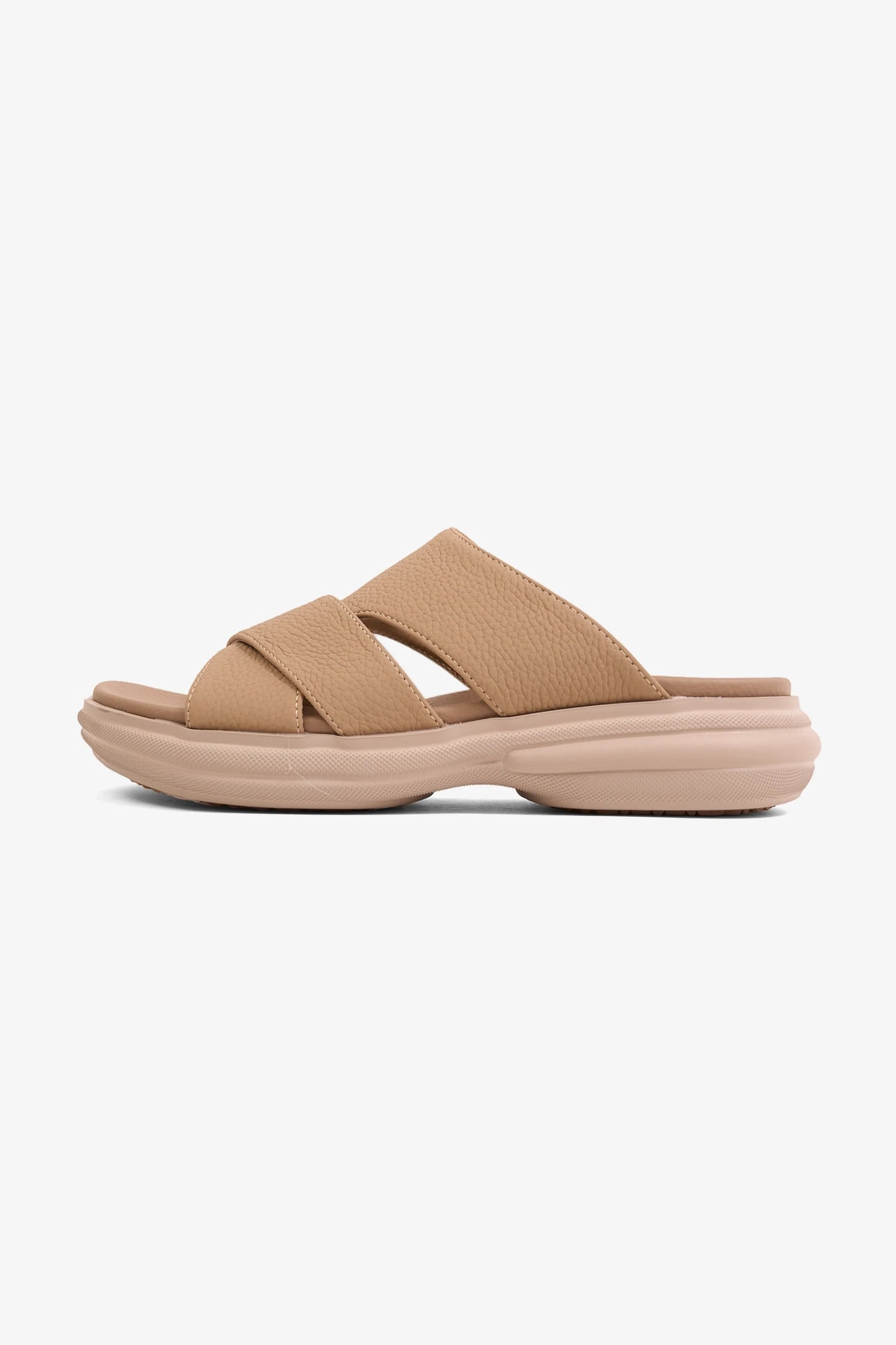Comfort Plus Men's Cloud Step Arabic Sandals Khaki MSDGBCPDN103