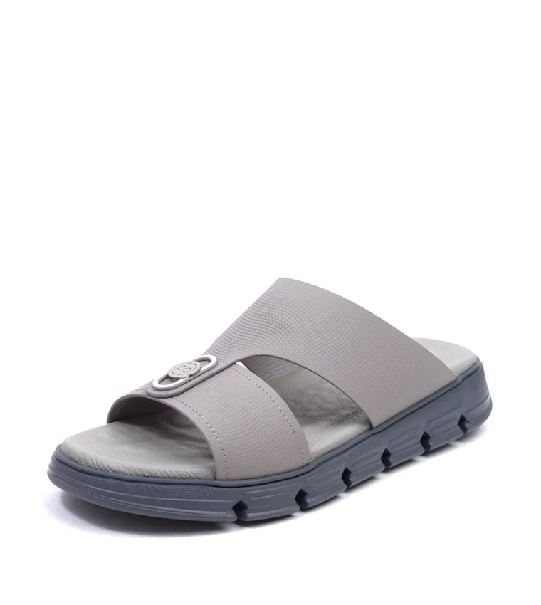 COMFORT PLUS MENS SANDALS  -  CP1006 LIGHT GREY - Seventy7
