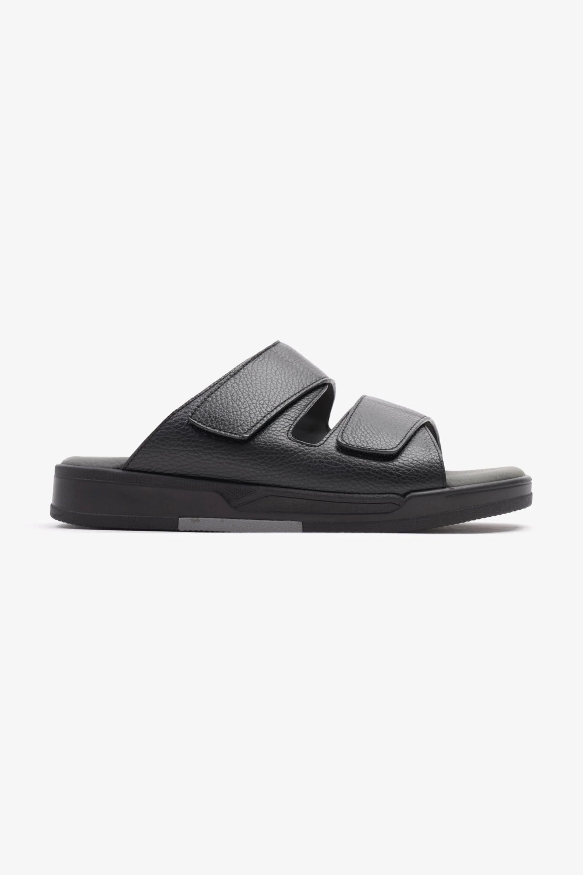 Cavalier Uomo Men's Leather Arabic Sandals Black MSDCVHAR315