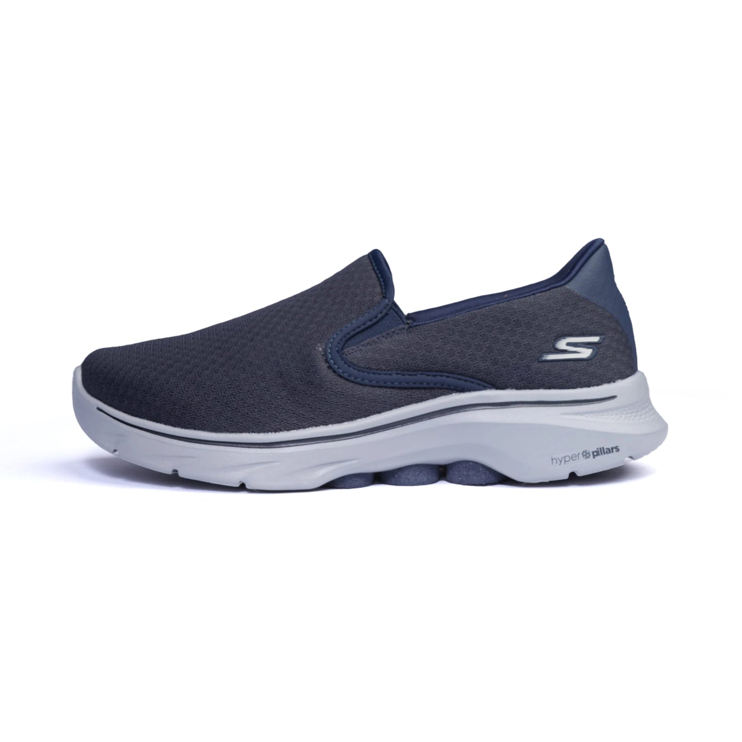 Skechers Go Walk 7 Men Memory Foam Walking Shoes Navy