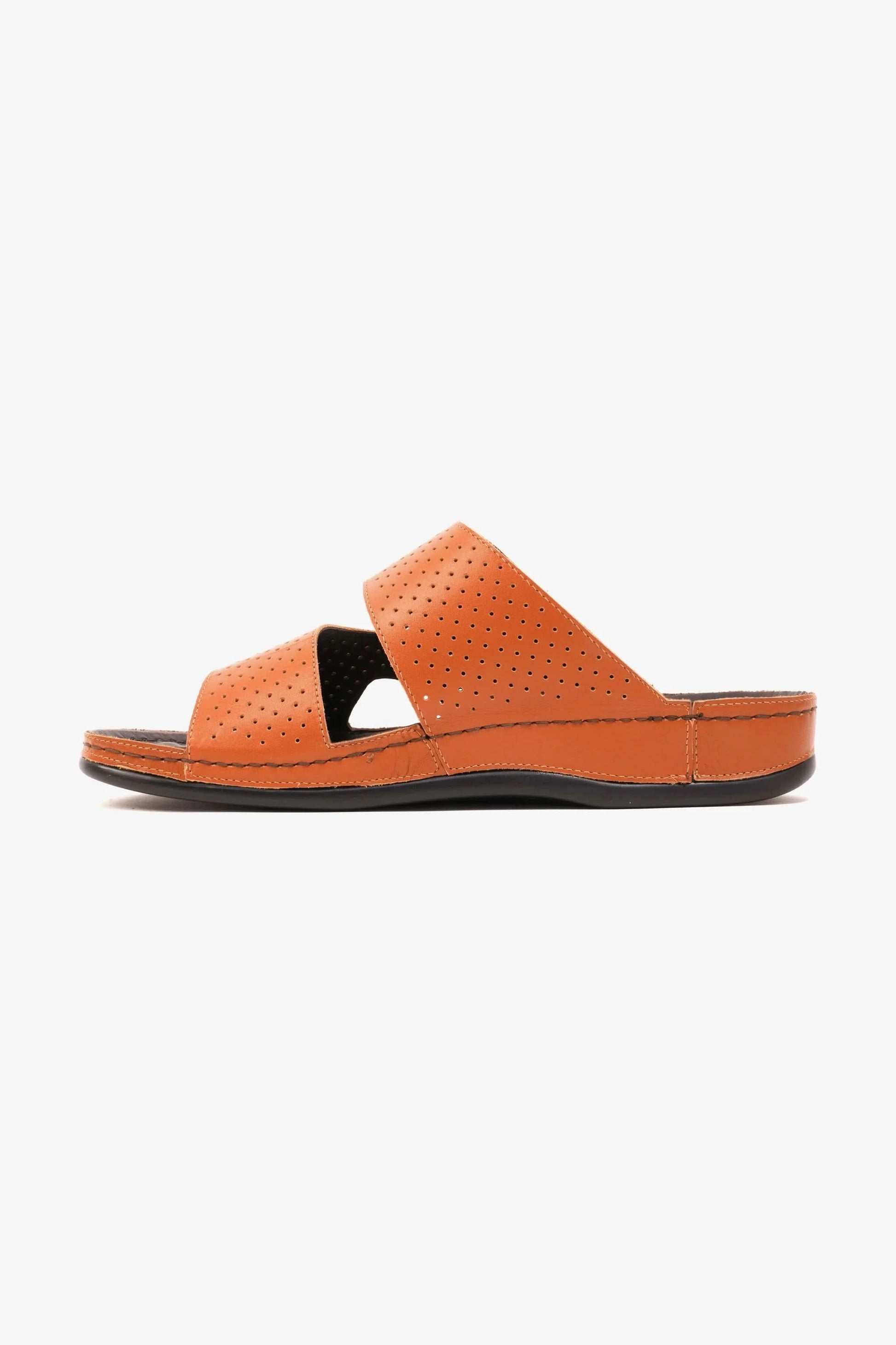 Comfort Plus Men's Al Waha Textured Arabic Sandals Tan MSDCP4005