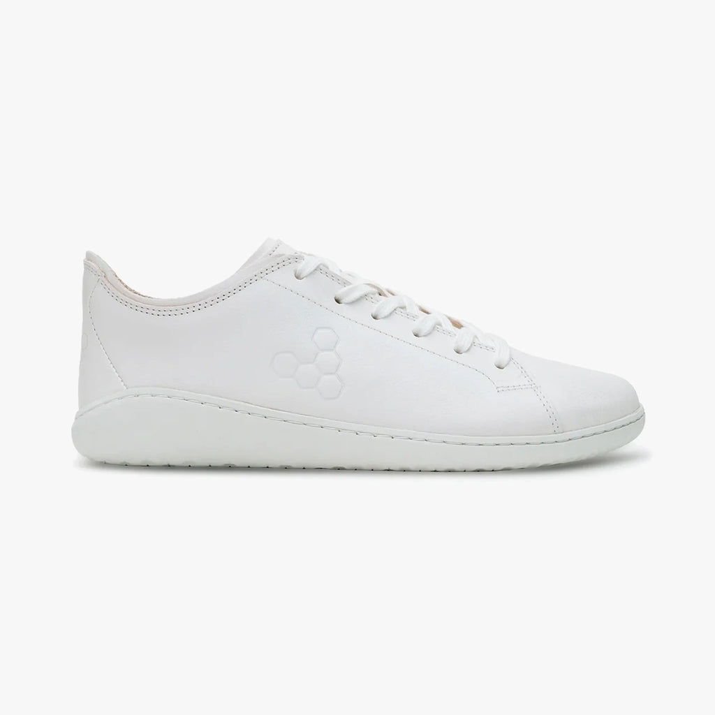 Vivobarefoot Geo Court Iii Mens Bright White - Sole Therapy