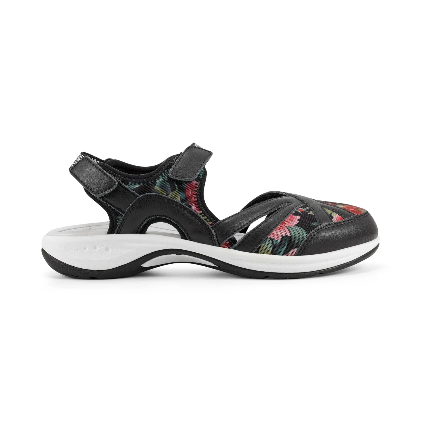 EASY SPIRIT LADIES SANDALS BLACK SEESPLASH