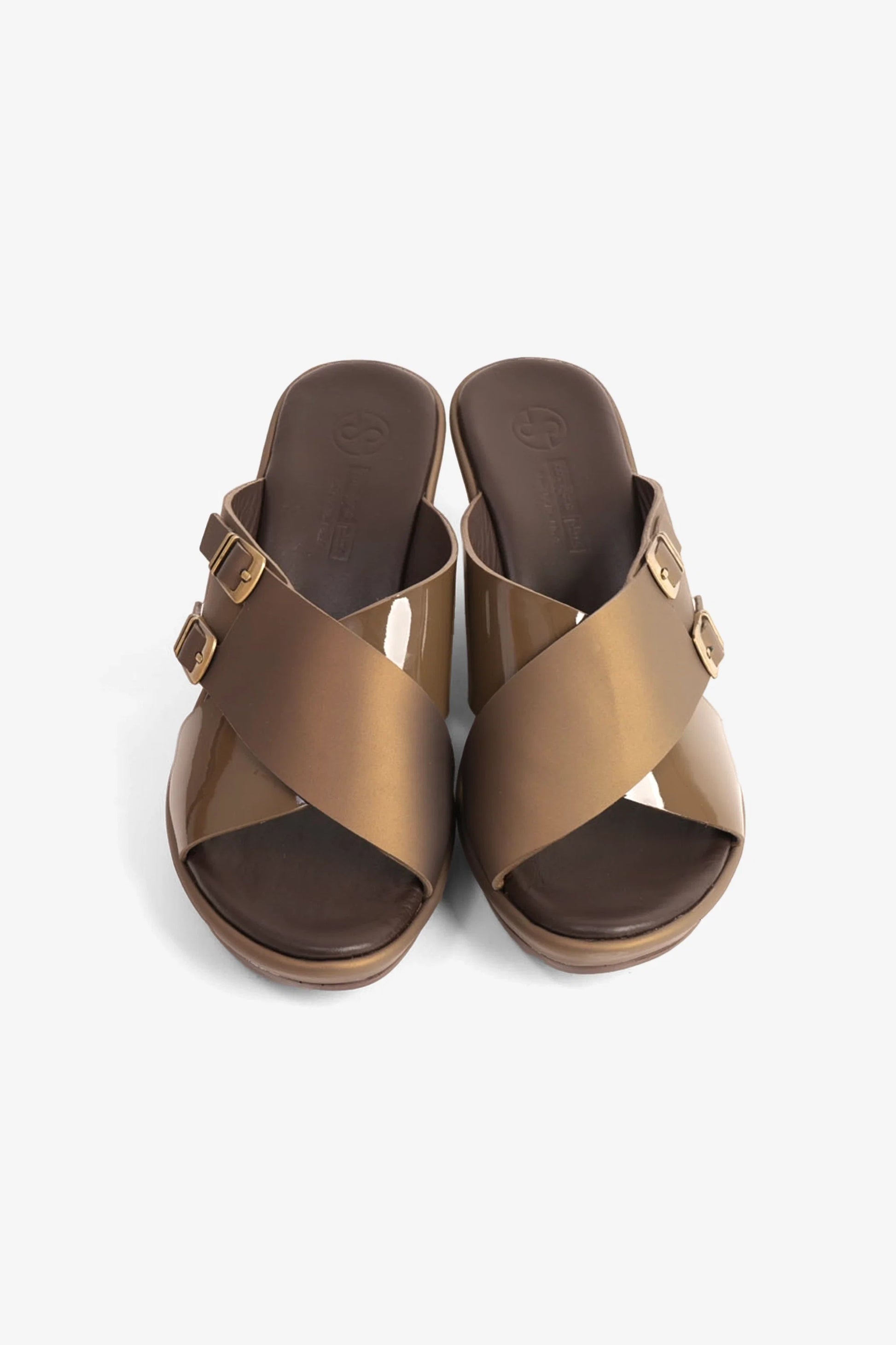 Comfort Plus Women's Wedge Mules Truffle LSDCP9109