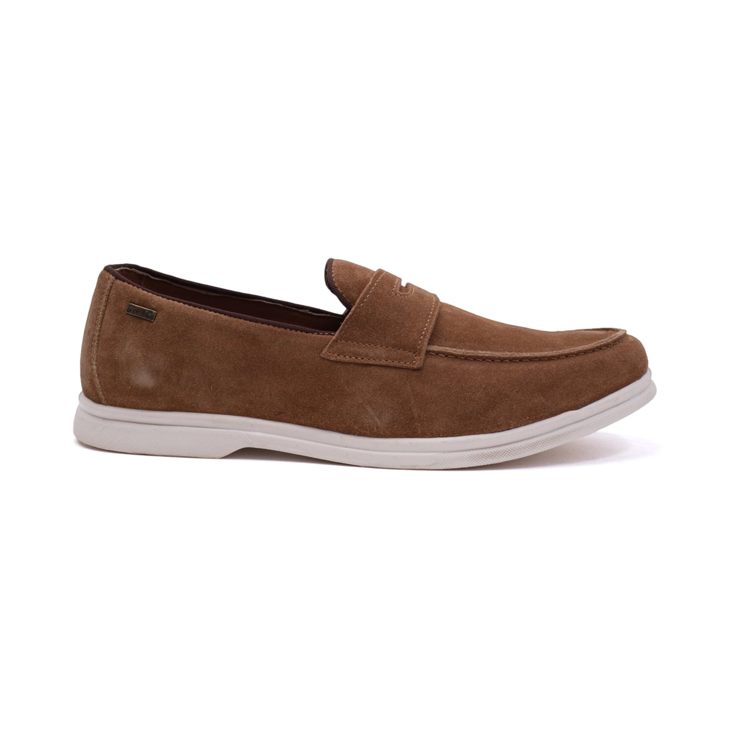 S. Oliver Men's Soft Foam Suede Casual Loafers Caramel